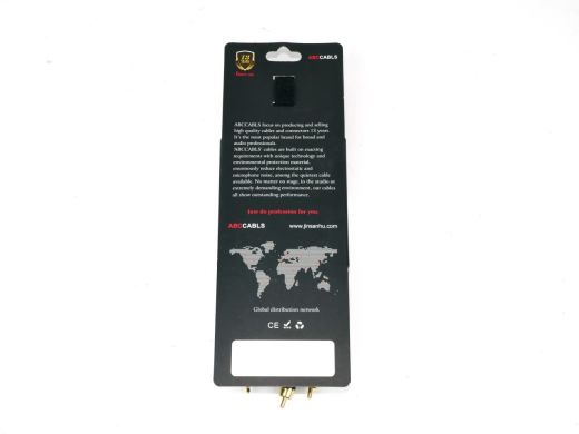 Межблочный кабель 2 x RCA папа - mini jack 3.5 стерео папа ABCCABLS MA309L2 MA309L2 фото