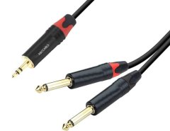 Міжблочний кабель mini Jack-2xJack mono 3m ABCCABLS MA310L3 MA310L3 фото