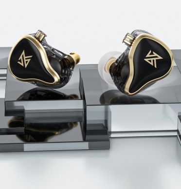 Гибридные внутриканальные наушники KZ Audio ZAS BLACK NO MIC 86103 фото