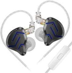 Вакуумні навушники KZ Audio ZSN PRO 2 BLACK MIC 88688 фото