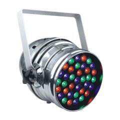 CIM SI-018G LED PAR 64 (10 R/10 G/10 B/6 Amber *3W, RGB+ Amber, DMX 57784 фото