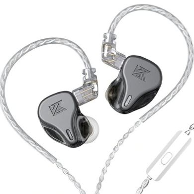 Внутриканальные наушники KZ Audio DQ6 GRAY MIC 87623 фото