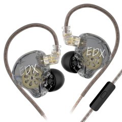 Внутриканальные наушники KZ Audio EDX Lite MIC GRAY 87625 фото