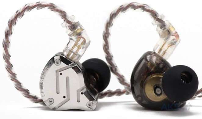 Гибридные наушники KZ Audio ZS10 PRO BLACK NO MIC 86114 фото