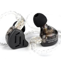 Гибридные внутриканальные наушники KZ Audio ZAX BLACK NO MIC 86102 фото