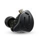 Гибридные внутриканальные наушники KZ Audio ZAX BLACK NO MIC