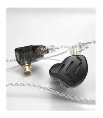 Гибридные внутриканальные наушники KZ Audio ZAX BLACK NO MIC 86102 фото
