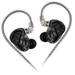 Гибридные внутриканальные наушники KZ Audio ZAR BLACK NO MIC 86110 фото