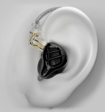 Гібридні внутрішньоканальні навушники KZ Audio ZAR BLACK NO MIC 86110 фото
