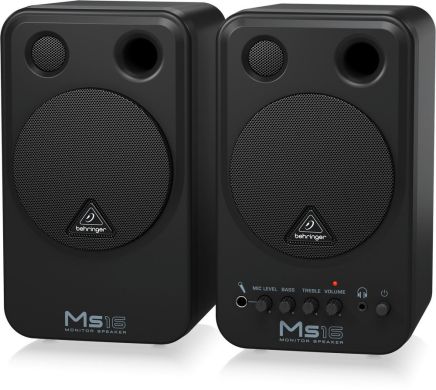Комплект активних студійних моніторів BEHRINGER MS16 87076 фото