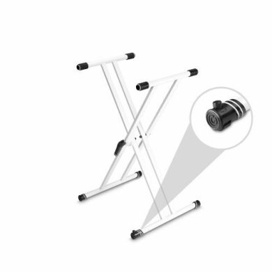 Стійка для клавішних інструментів Gravity KSX2 white 83789 фото