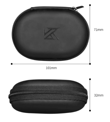 Чехол для наушников KZ Earphone Cases Elliptical Case 86407 фото