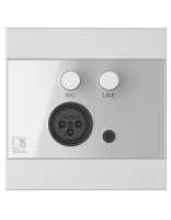 Audac WP210/W Встраиваемая микшер-панель для аудио-устройств WP210/W фото