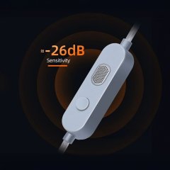 KZ Audio M2 Dual Mic Silver-Plated Upgrade Cable (47-42) 90246 фото