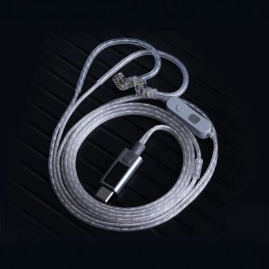 KZ Audio M2 Dual Mic Silver-Plated Upgrade Cable (47-42) 90246 фото