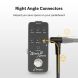 Donner Music Guitar Patch Cable Black 6-Pack 15cm EC1049