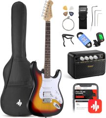 Donner Music DST-100 Sunburst Electric Guitar Kit Sunburst EC1098 87530 фото