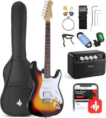 Donner Music DST-100 Sunburst Electric Guitar Kit Sunburst EC1098 87530 фото