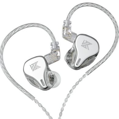 Вакуумные наушники KZ Audio DQ6 SILVER NO MIC 88280 фото