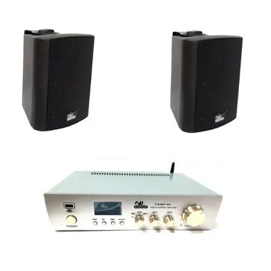 4all Audio SET 2xWALL 420 IP Black 1xPAMP-60-BT 89665 фото