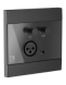 Audac WP210/B Встраиваемая микшер-панель для аудио-устройств