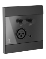 Audac WP210/B Встраиваемая микшер-панель для аудио-устройств WP210/B фото