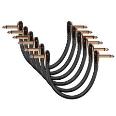 Donner Music Professional Guitar Effect Pedal Cable 6 inch 6-Pack EC889X6 87522 фото