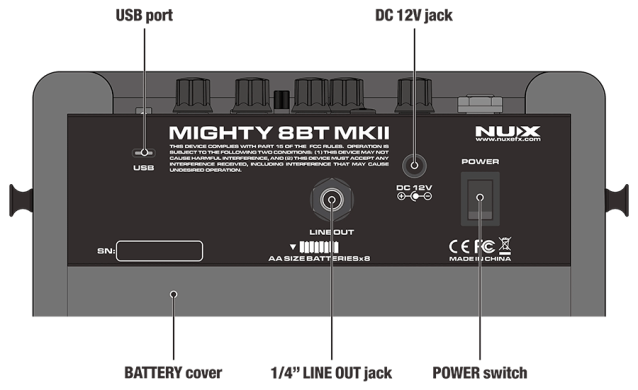 Портативный гитарный комбоусилитель NUX Mighty 8BT MKII 86850 фото