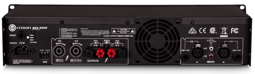 Підсилювач потужності Crown Audio XLS1002 NXLS1002-34-EU фото