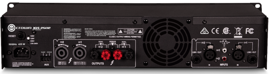 Підсилювач потужності Crown Audio XLS2502 NXLS2502-34-EU фото