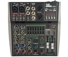 Мікшерний пульт із USB, Bluetooth та DSP 4all Audio AK4 86236 фото
