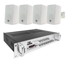4all Audio SET 4xWALL 420 IP55 Black 1xPAMP-120-5Zi 90774 фото