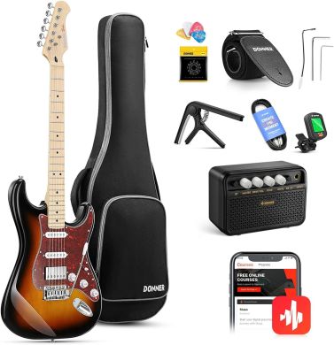 Donner Music DST-152 Electric Guitar Kit Sunburst EC1416 87535 фото