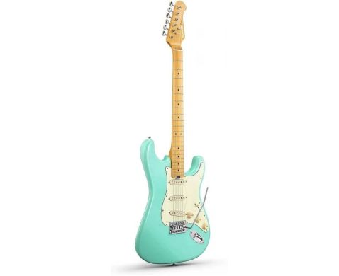 Donner Music DST-600 Electric Guitar-surf green EC6802 87591 фото