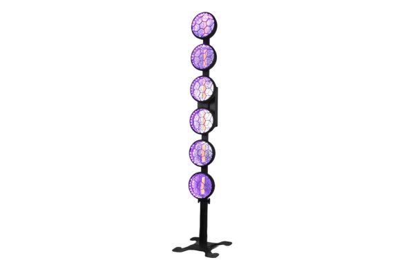 Світловий LED ефект FREE COLOR RETRO SIX LINE 87104 фото