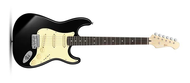 Donner Music DST-600 Electric Guitar-black EC6803 87592 фото