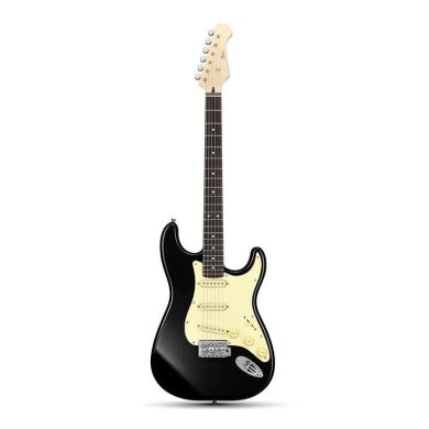 Donner Music DST-600 Electric Guitar-black EC6803 87592 фото