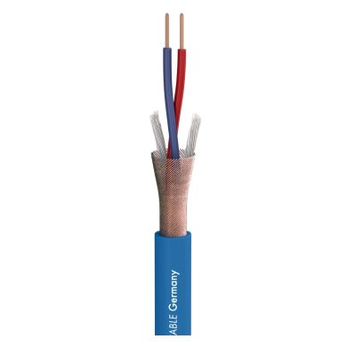 Sommer Cable 200-0002 Microphone Cable Stage 22 Highflex; 2 x 0,22 mm&sup2;; PVC &Oslash; 6,40 mm; blue 90123 фото