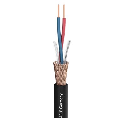 Sommer Cable 200-0051 Microphone Cable Club Series MKII; 2 x 0,34 mm&sup2;; PVC &Oslash; 6,50 mm; black 90339 фото