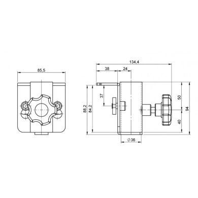 Сходи для подіуму Alustage SCD 02 87281 фото