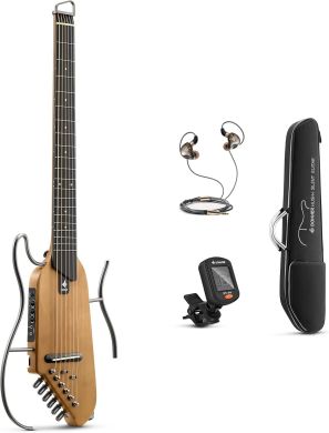 Donner Music HUSH-Ⅰ Silent Guitar Maple Natural EC1780 87543 фото